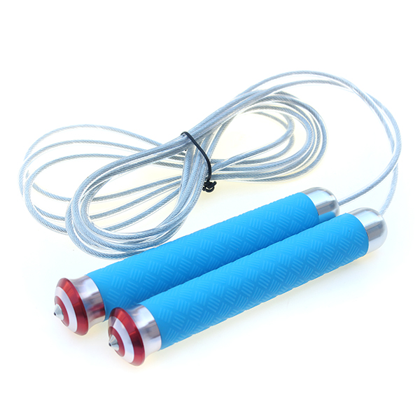 Silicone handle rope skipping