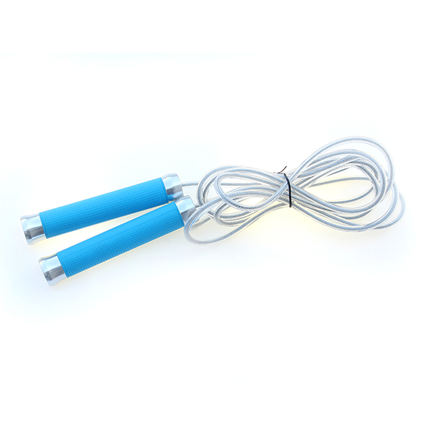 Silicone handle rope skipping