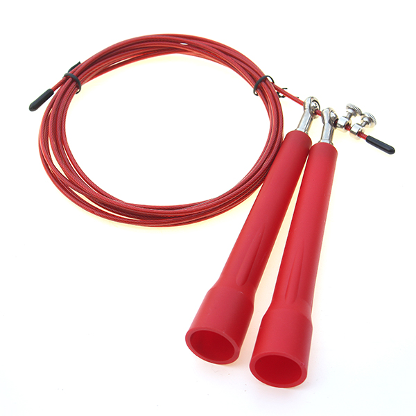 Plastic handle universal skipping rope